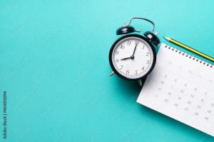 Uhr und Kalender